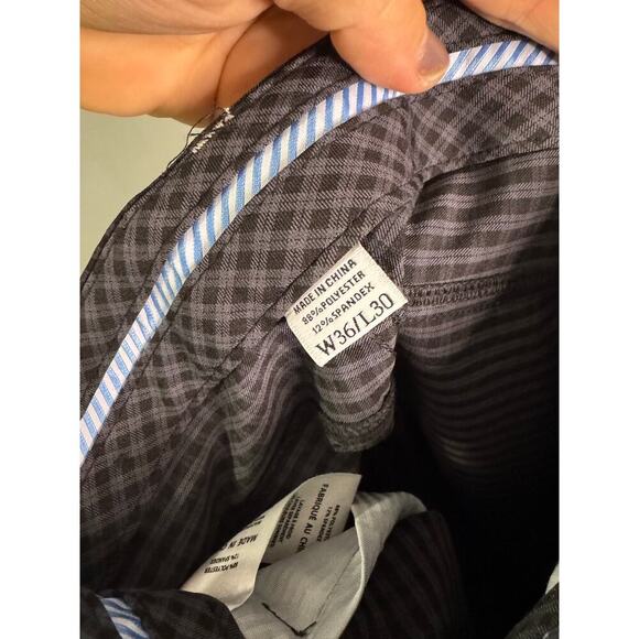Footjoy plaid athletic fit performance golf pants size 36x30 - Picture 5 of 7